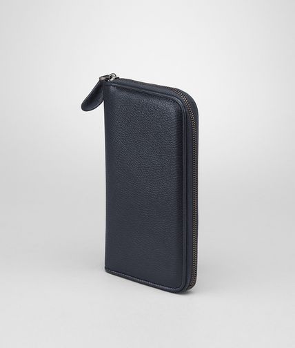 BOTTEGA VENETA - PRUSSE MADRAS HERITAGE ZIP AROUND WALLET