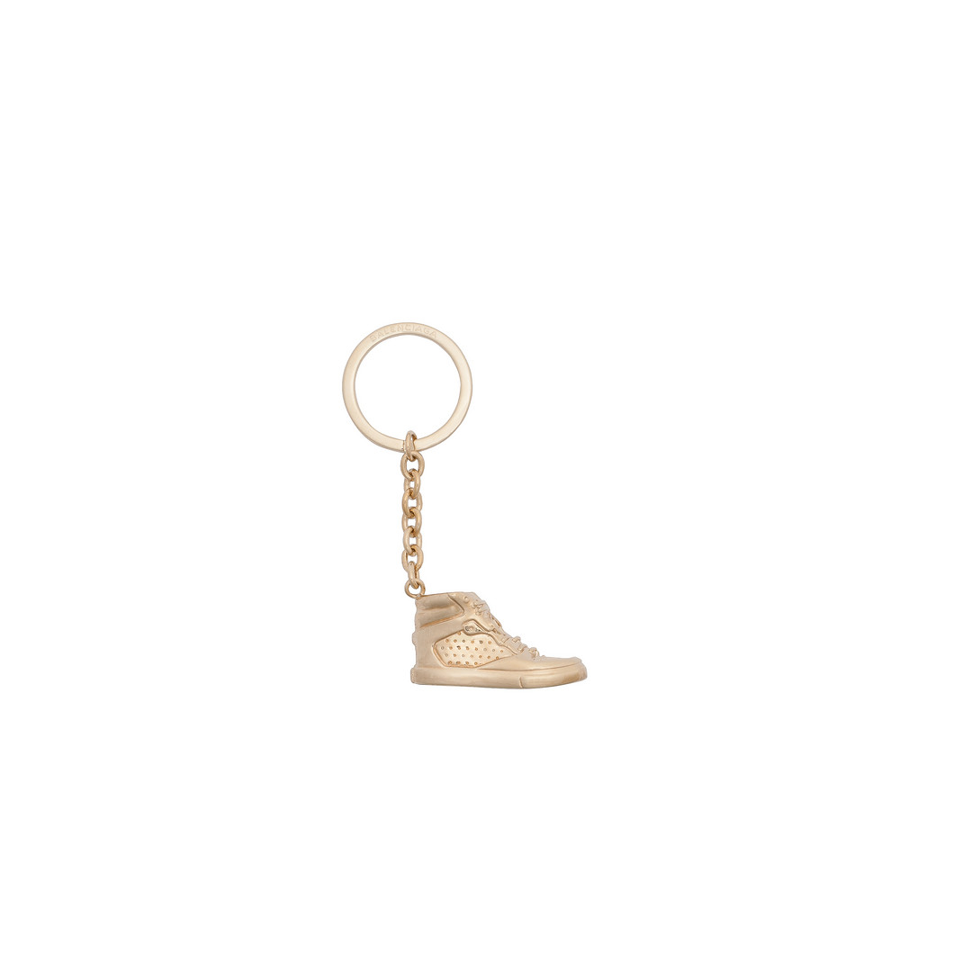Balenciaga Pale Gold Sneaker Keyring Clasp Balenciaga Pale Gold Sneaker Keyring Clasp