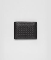 Bottega Veneta® PORTEMONNAIE AUS PERFORIERTEM LEICHTEM KALSBSLEDER RUND NERO Bottega Veneta® PORTEMONNAIE AUS PERFORIERTEM LEICHTEM KALSBSLEDER RUND NERO