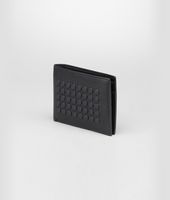Bottega Veneta® PORTEMONNAIE AUS PERFORIERTEM LEICHTEM KALSBSLEDER RUND NERO Bottega Veneta® PORTEMONNAIE AUS PERFORIERTEM LEICHTEM KALSBSLEDER RUND NERO
