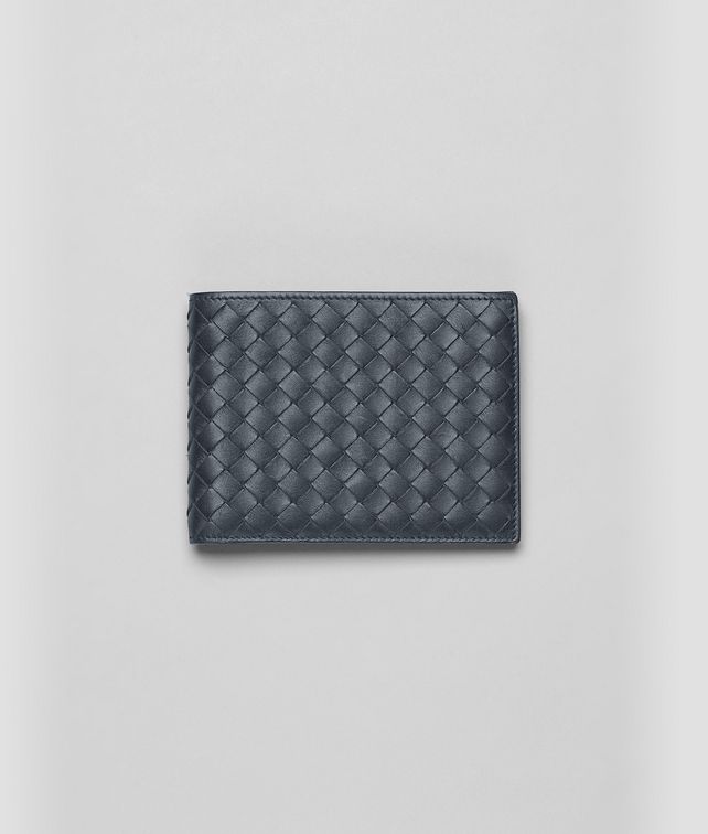 BOTTEGA VENETA Light Tourmaline Intrecciato VN Wallet Bi-fold Wallet U fp