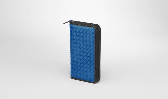 BOTTEGA VENETA - Électrique Intrecciato Nappa Glass Zip Around Wallet