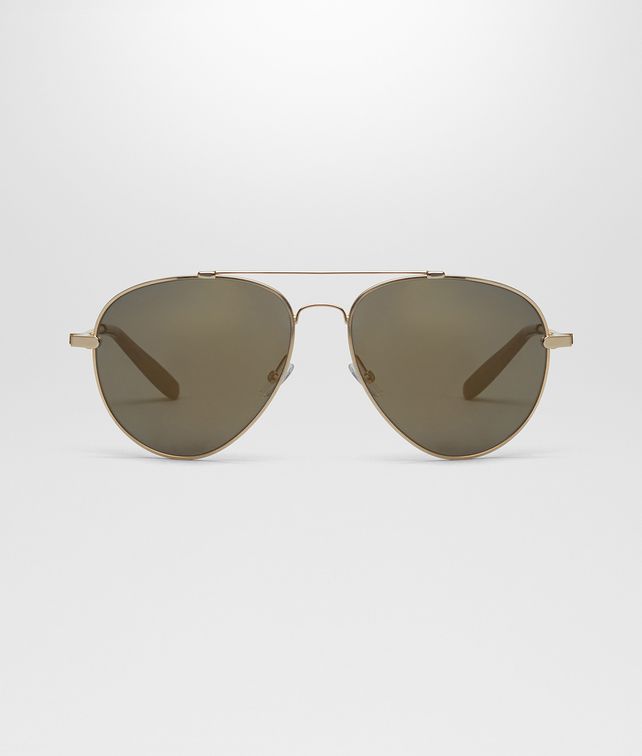BOTTEGA VENETA GOLD GREEN METAL EYEWEAR BV 274 Sunglasses E fp