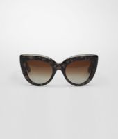 Bottega Veneta® Grey Spotted Acetate Eyewear BV 263 Bottega Veneta® Grey Spotted Acetate Eyewear BV 263