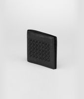 Bottega Veneta® PORTEMONNAIE AUS PERFORIERTEM LEICHTEM KALSBSLEDER RUND NERO Bottega Veneta® PORTEMONNAIE AUS PERFORIERTEM LEICHTEM KALSBSLEDER RUND NERO