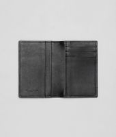 Bottega Veneta® NERO PERFORATED LIGHT CALF SQUARE CARD CASE Bottega Veneta® NERO PERFORATED LIGHT CALF SQUARE CARD CASE