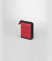Bottega Veneta® Fraise Intrecciato Nappa Glass Coin Purse Bottega Veneta® Fraise Intrecciato Nappa Glass Coin Purse