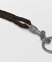 Bottega Veneta® Ebano Intrecciato Nappa Key Ring Bottega Veneta® Ebano Intrecciato Nappa Key Ring