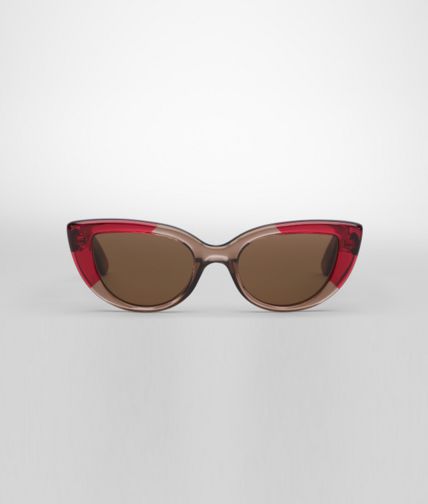 BOTTEGA VENETA - Brille BV269 AUS ACETAT RED/BROWN
