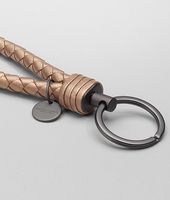 Bottega Veneta® RAME MET INTRECCIATO NAPPA METALLIZZATO Key Ring Bottega Veneta® RAME MET INTRECCIATO NAPPA METALLIZZATO Key Ring