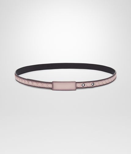 BOTTEGA VENETA - Ceinture BLUSH EN VEAU INTRECCIATO BORDER