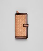 Bottega Veneta® NERO PALAZZO INTRECCIATO BORDER CALF Continental Wallet Bottega Veneta® NERO PALAZZO INTRECCIATO BORDER CALF Continental Wallet