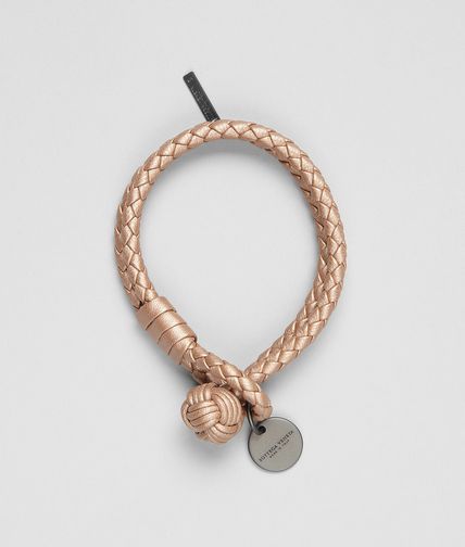 BOTTEGA VENETA - RAME MET INTRECCIATO NAPPA METALLIZZATO Bracelet