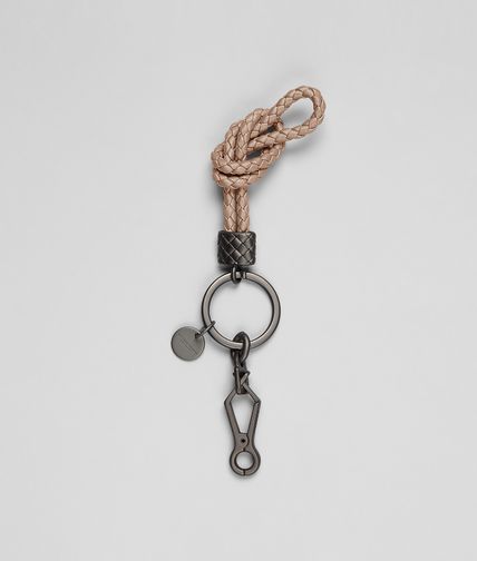BOTTEGA VENETA - RAME MET INTRECCIATO NAPPA METALLIZZATO Key Ring