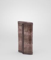 Bottega Veneta® NEW MAUVE HARDWICKII BORDER CONTINENTAL WALLET Bottega Veneta® NEW MAUVE HARDWICKII BORDER CONTINENTAL WALLET