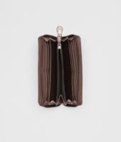 Bottega Veneta® PORTAFOGLIO BORDER NEW MAUVE IN HARDWICKII CON ZIP Bottega Veneta® PORTAFOGLIO BORDER NEW MAUVE IN HARDWICKII CON ZIP