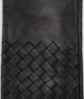 Bottega Veneta® Nero Intrecciato Nappa Gloves Bottega Veneta® Nero Intrecciato Nappa Gloves