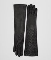Bottega Veneta® Nero Intrecciato Nappa Gloves Bottega Veneta® Nero Intrecciato Nappa Gloves