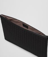 Bottega Veneta® Nero Intrecciato Nappa Document Case Bottega Veneta® Nero Intrecciato Nappa Document Case