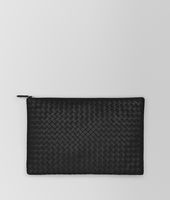 Bottega Veneta® Nero Intrecciato Nappa Document Case Bottega Veneta® Nero Intrecciato Nappa Document Case