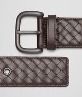 Bottega Veneta® Ebano Intrecciato Vn Belt Bottega Veneta® Ebano Intrecciato Vn Belt
