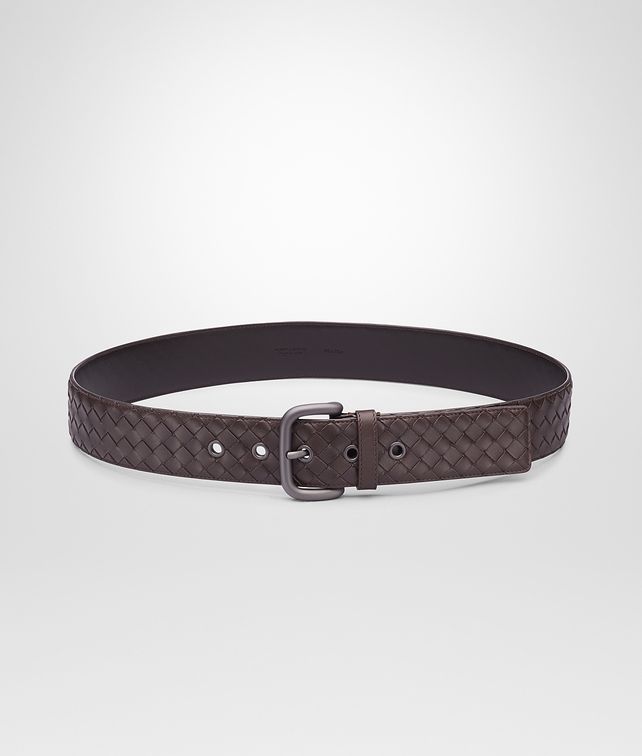 BOTTEGA VENETA Ebano Intrecciato Vn Belt Belt U fp
