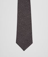 Bottega Veneta® Black Medium Grey Silk Tie Bottega Veneta® Black Medium Grey Silk Tie