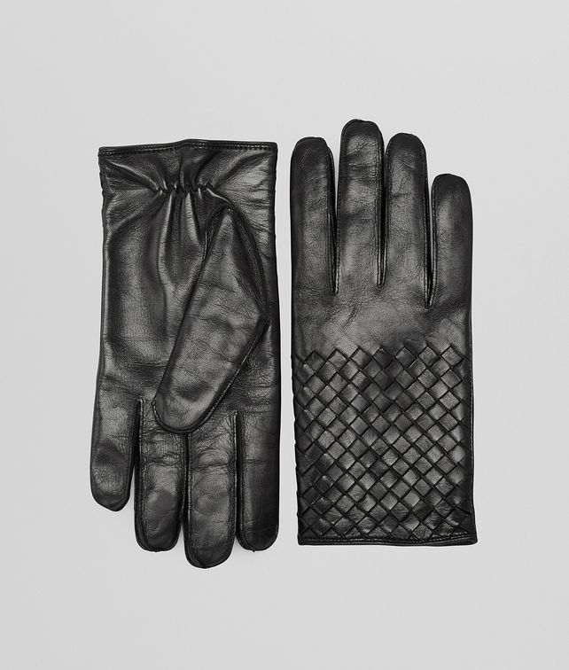 BOTTEGA VENETA GLOVES IN NERO NAPPA Scarf or Hat or Glove U fp