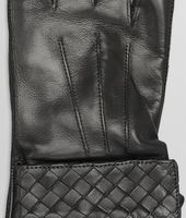 Bottega Veneta® GUANTI NERI IN SOFT NAPPA INTRECCIATA Bottega Veneta® GUANTI NERI IN SOFT NAPPA INTRECCIATA