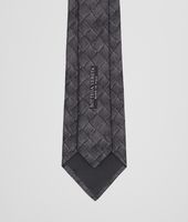 Bottega Veneta® Anthracite Black Silk Tie Bottega Veneta® Anthracite Black Silk Tie