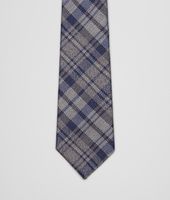 Bottega Veneta® Graphite Blue Wool Silk Tie Bottega Veneta® Graphite Blue Wool Silk Tie