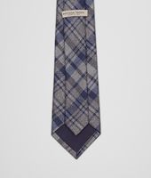 Bottega Veneta® Graphite Blue Wool Silk Tie Bottega Veneta® Graphite Blue Wool Silk Tie