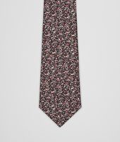 Bottega Veneta® Aubergine Black Silk Tie Bottega Veneta® Aubergine Black Silk Tie