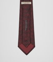 Bottega Veneta® Bordeaux Black Silk Tie Bottega Veneta® Bordeaux Black Silk Tie