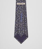 Bottega Veneta® Sapphire Black Silk Tie Bottega Veneta® Sapphire Black Silk Tie