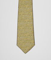 Bottega Veneta® SEIDENKRAWATTE CITRON UND DARK GREEN Bottega Veneta® SEIDENKRAWATTE CITRON UND DARK GREEN