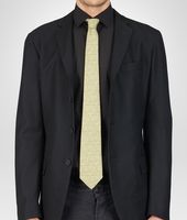 Bottega Veneta® SEIDENKRAWATTE CITRON UND DARK GREEN Bottega Veneta® SEIDENKRAWATTE CITRON UND DARK GREEN