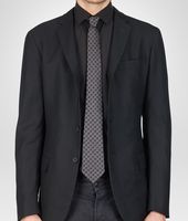 Bottega Veneta® Graphite Black Silk Tie Bottega Veneta® Graphite Black Silk Tie