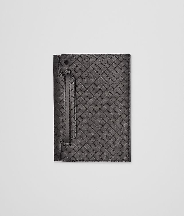 BOTTEGA VENETA MINI IPAD CASE IN NERO INTRECCIATO NAPPA Other Leather Accessory E fp