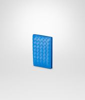 Bottega Veneta® Signal Blue Intrecciato Vn Card Case Bottega Veneta® Signal Blue Intrecciato Vn Card Case