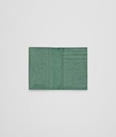 Bottega Veneta® KARTENETUI AUS GEWASCHENEM LAMMLEDER INTRECCIATO EMERALD GREEN Bottega Veneta® KARTENETUI AUS GEWASCHENEM LAMMLEDER INTRECCIATO EMERALD GREEN