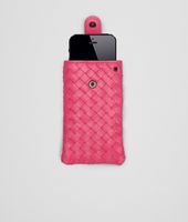 Bottega Veneta® ROSA SHOCK INTRECCIATO NAPPA IPHONE CASE Bottega Veneta® ROSA SHOCK INTRECCIATO NAPPA IPHONE CASE