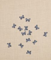 Bottega Veneta® SAND BLUE CASHMERE SCARF Bottega Veneta® SAND BLUE CASHMERE SCARF
