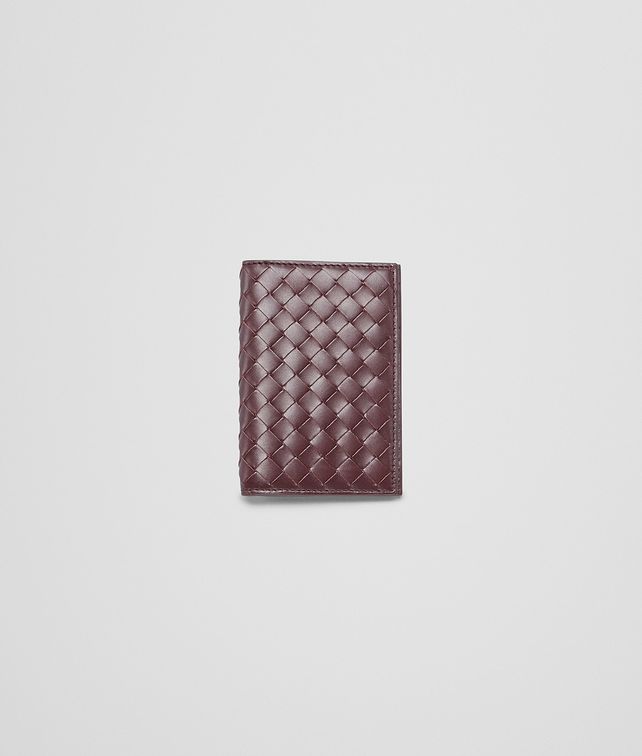 BOTTEGA VENETA KARTENETUI AUS VN-LEDER INTRECCIATO AUBERGINE Kartenetui & Geldbörse U fp