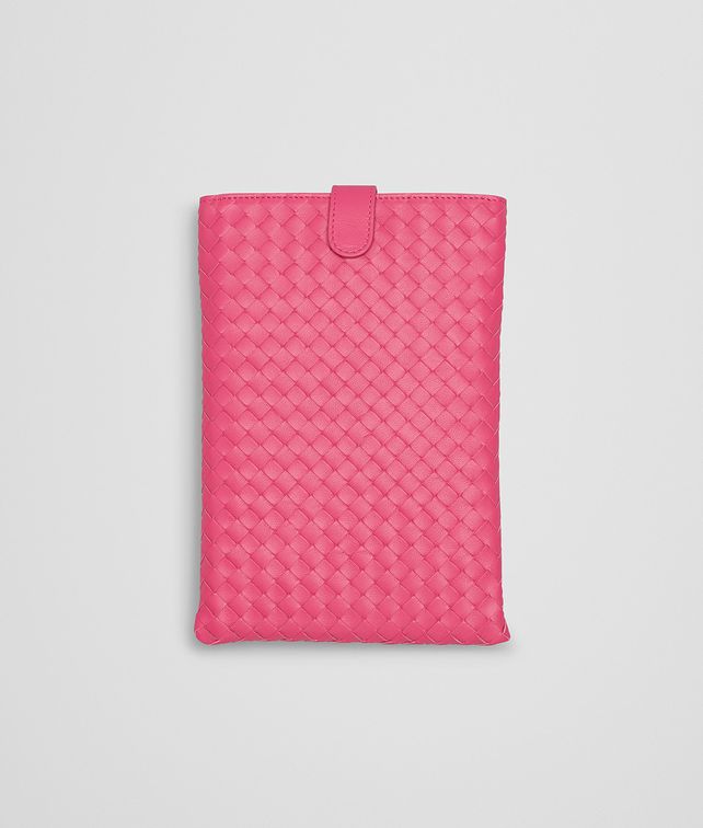 BOTTEGA VENETA Rosa Shock Intrecciato Nappa Mini iPad Case Other Leather Accessory E fp