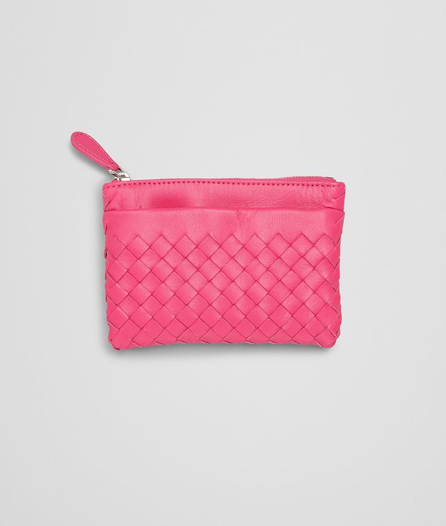 BOTTEGA VENETA ROSA SHOCK INTRECCIATO NAPPA KEY RING Keyring or Bracelets E fp