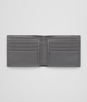 Bottega Veneta® PORTEFEUILLE MEDIUM GREY EN CUIR DE VACHETTE INTRECCIATO Bottega Veneta® PORTEFEUILLE MEDIUM GREY EN CUIR DE VACHETTE INTRECCIATO