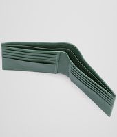 Bottega Veneta® Emerald Green Intrecciato Washed Lambskin Wallet Bottega Veneta® Emerald Green Intrecciato Washed Lambskin Wallet