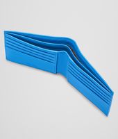 Bottega Veneta® Nero Signal Blue Intrecciato Washed Vintage Wallet Bottega Veneta® Nero Signal Blue Intrecciato Washed Vintage Wallet