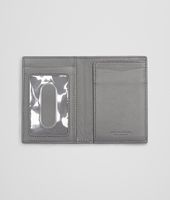 Bottega Veneta® New Light Grey Intrecciato Nappa Card Case Bottega Veneta® New Light Grey Intrecciato Nappa Card Case